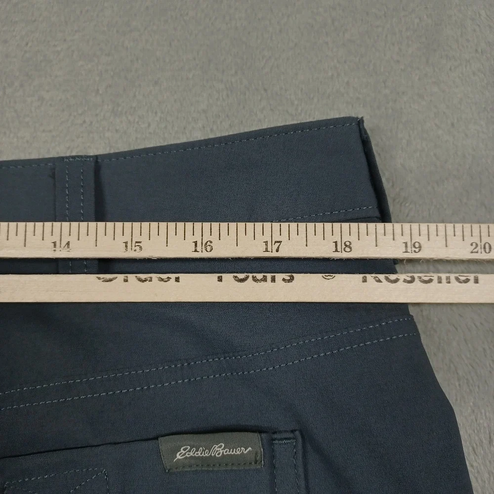 Eddie‎ Bauer Pants Mens 38x30 Gray Outdoor Cargo Pockets Casual Preppy Nylon